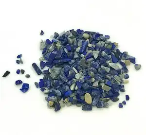 装飾目的のタイル製造と大量購入のための緩い半貴石宝石ラピスラズリ明るい青い小石