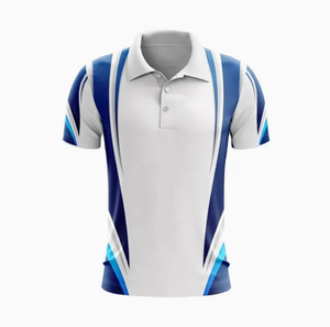 Polo de golf de lujo personalizado para hombre Camiseta de alto rendimiento 100% algodón corto de punto vuelto cuello acanalado verano color personalizado - Product Image 2