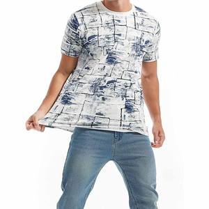 Venta al por mayor 100% algodón camiseta de manga corta para hombre diseño personalizado de alta calidad transpirable camiseta para hombre subido por Dress Sports - Product Image 6