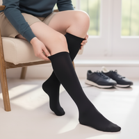Chaussettes courtes noires en coton et élasthanne personnalisables pour hommes, décontractées, respirantes, absorbant la transpiration, antibactériennes, avec logo OEM sur mesure