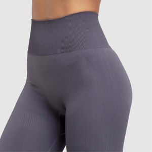 Venta al por mayor de ropa deportiva de cintura alta de alta calidad de secado rápido OEM Yoga Leggings Push up entrenamiento gimnasio Yoga traje sin costuras ropa de gimnasio - Product Image 3