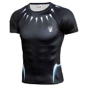 Adult Men Rash Guard <b>Sunsuit</b> Custom Print Unisex OEM Logo Style Sportswear Polyester/Cotton Material Eco-Friendly Breathable - Product Image 6