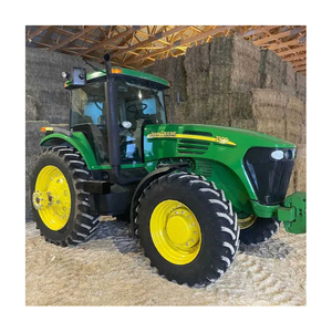 Nuevos tractores John Deer, motores eficientes de diseño avanzado, máquinas duraderas, herramientas agrícolas modernas - Product Image 4