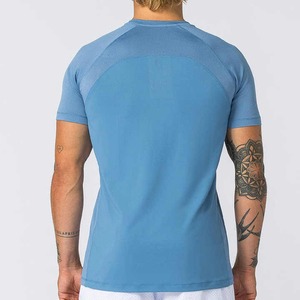Camiseta de punto para hombre, extragrande, 100% algodón, antiarrugas, con estampado de letras - Product Image 2