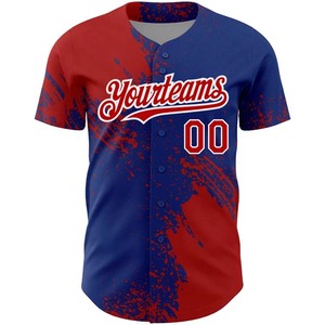 Custom Men's V-Neck Baseball Jersey Men Full Button Baseball Jerseys Men Short Sleeve Baseball Jersey - Product Image 2