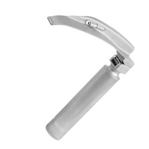 Ensemble de laryngoscope chirurgical Astrin en acier inoxydable, manuel, réutilisable, équipement chirurgical à fibre optique LED, certifié CE, MOL, 2 ans - Product Image 5