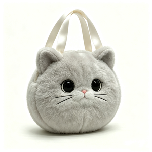 customized Women’s cute plush handbag,Girls’ small <b>cat</b> tote bag,Novelty <b>cat</b>-shaped purse,Cute gift for <b>cat</b> lovers - Product Image 2