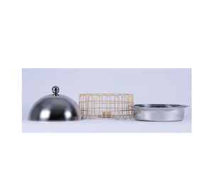 Cazuela hecha a mano de buena calidad Acabado personalizado Venta caliente Calentador de alimentos Cazuela Mayorista y proveedor de olla caliente de servicio de metal - Product Image 1
