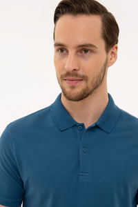 Fabricante 2025 Mejor precio 100% Camisetas Polo de algodón Transpirable Camiseta Polo de hombre hecha a medida a precio razonable Camiseta Polo de golf - Product Image 3