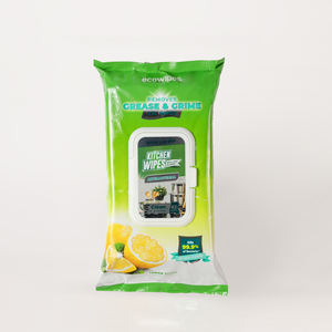 Lingettes humides antiseptiques en spunlace fabriquées au Vietnam pour le nettoyage de la cuisine, éliminent l'huile et les odeurs - Product Image 1