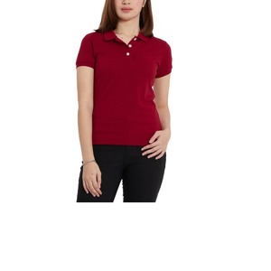 Nueva Llegada, Camiseta de Manga Corta Informal, Transpirable, de Alta Calidad, para Mujer, con Logotipo de Marca Personalizado, Poliéster/Algodón BD - Product Image 1