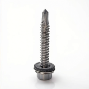 SnapNrack # Paquete de 80 tornillos para madera de sellado de 14 x 2 1/4 pulgadas, hexagonales de 1/2 pulgada, de acero inoxidable - Product Image 2