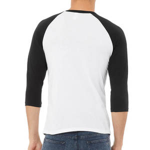 Camiseta de béisbol personalizada Bella + Canvas UNISEX, camiseta de béisbol de manga raglán 3/4 Vintage B3200 - Product Image 6