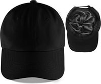 Chapeau unisexe personnalisé, Polyester/coton Chapeaux de baseball doublés de satin Combat les cheveux crépus Chapeaux de papa réglables à vendre