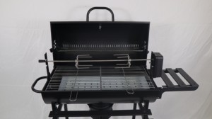 Chariot en acier moderne commercial avec <span class=keywords><strong>moteur</strong></span> automatique <span class=keywords><strong>pour</strong></span> rôtisserie de poulet au charbon de bois <span class=keywords><strong>pour</strong></span> <span class=keywords><strong>barbecue</strong></span> dans le jardin - Product Image 5