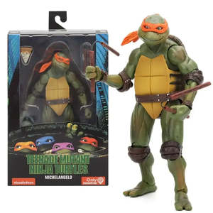 Nouvel ensemble de figurines d'action Tortuga Ninja en plastique pour collection et décoration, promotionnel, avec personnages ODM, pour garçons - Product Image 3