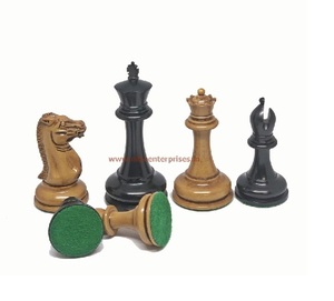 Cổ morphy Vàng cờ vua thiết lập sang trọng gỗ Cờ vua trò chơi với bao bì các tông hộp cho trẻ em - Product Image 4