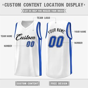 Meilleure vente de maillots de basket-ball pour hommes uniformes d'équipe personnalisés forte demande impression par sublimation maille réversible fournisseur OEM premium - Product Image 2