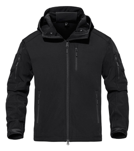 Wholesale Best Design Men's <b>Plus</b> <b>Size</b> Waterproof Windproof Zipper Softshell <b>Jacket</b> High Quality Comfortable Winter Stand OEM - Product Image 1