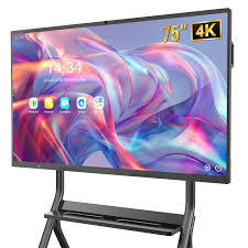 Monitor táctil inteligente de 75 pulgadas con Core i5 nuevo, 4GB de RAM + SSD de 256GB, pizarra electrónica interactiva 4K para presentaciones. - Product Image 4