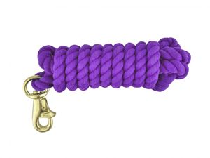 Cuerda de plomo de cuero genuino de 10 pulgadas de alta calidad con gatillo de latón resistente, estilo occidental de algodón suave para entrenamiento de caballos - Product Image 6