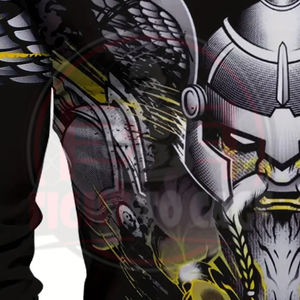 Couleurs unies Confortable Nouveau Premium Logo personnalisé Hommes MMA Fitness Séchage rapide Lavé Manches longues Rash Guard Tissu 220g - Product Image 5