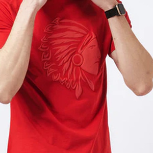 Logotipo personalizado impreso hombres 100% algodón camisetas de manga corta/último diseño para hombres en relieve logotipo diseño calle camisetas - Product Image 5