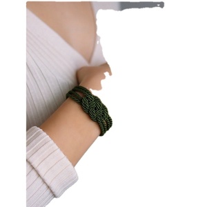 Forest Green Bracelet Rope Knot Bracelet Green Rope Best Selling Rope Bracelet <b>Men</b>, Nautical Rope Bracelet, Surfer Bracelet - Product Image 1