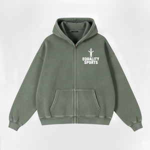 Sudadera con Capucha Plateada con Logotipo Personalizado, 100% Algodón de Felpa, Alto Gramaje, para Uso Casual o Urbano, Diseño Moderno Unisex - Product Image 5