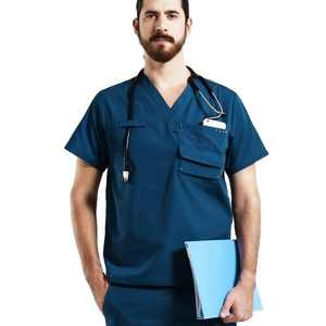 2025 Unisex cómodo uniforme de enfermería Scrub Set para Hospital médico y clínica ropa de trabajo tela tejida - Product Image 3