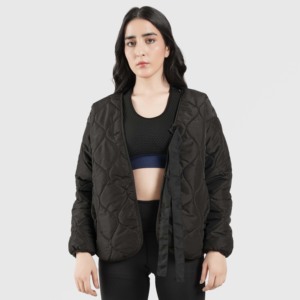 Autumn Quilted Steller Jacket in Black - Product Image 5