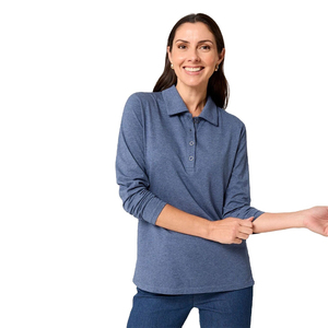 Venta caliente de las mujeres de nueva moda de alta calidad Polos Casual Regular Fit Color sólido de manga larga Polos para mujeres - Product Image 1