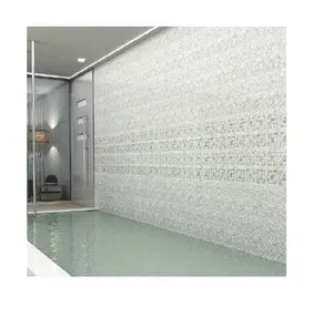 Liquid Water jet Realgres Porzellan polierter Marmor glasiert künstliche Indien Platte Book match Boden muster Design für Bodenbeläge