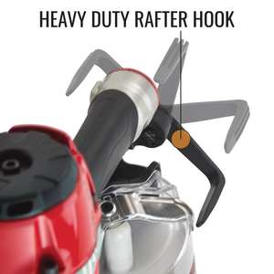 Cloueuse pneumatique et à batterie de qualité industrielle pour bardage en rouleaux de 2-1/2 pouces, pour bois et meubles, garantie 1 an - Product Image 6