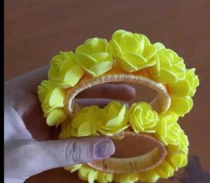 Bracelet Fleur de Rose Artificielle Fait à la Main Floral Coloré pour Filles Bracelet Demoiselles d'Honneur Poignet Corsage Mariage pour les Femmes cadeau - Product Image 6