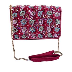 Bolsa Potli con cuentas hecha a mano personalizada 2025 para mujer, exportación desde la India - Product Image 1