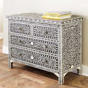 High Quality Bone Inlay Table <b>Drawers</b> <b>for</b> Blue Color Best Design & Handmade Luxury Furniture Home Decorative <b>for</b> <b>Sale</b> - Product Image 6