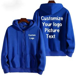2025 nouveau Design haute qualité hommes fermeture éclair sweats à capuche prix de gros OEM Service confortable bas quantité minimale de commande hommes fermeture éclair sweats à capuche pour l'hiver - Product Image 2