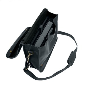 World Craft Impex Sac à bandoulière en cuir véritable pour femme Fabriqué à la main Petit cuir de chèvre en noir 100% authentique - Product Image 3