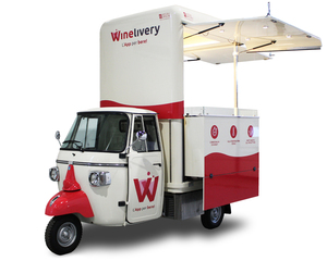 Tricycle alimentaire électrique, chariot de restauration mobile à trois roues, résistant à la rouille, garantie 5 ans, café, pizza, tacos, glaces, hot-dogs - Product Image 1