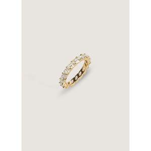 Anillo de Diamantes Marquise Eternity en Oro Amarillo - Product Image 3