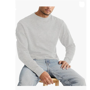 Sudaderas extragrandes de moda para hombre 2025 ropa de calle sólida con logotipo frontal para verano - Product Image 1