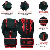 Gants de boxe en cuir de vache véritable pour l'entraînement, le sparring, le kickboxing, le Muay Thai, en plein air, 12 oz, séchage rapide, évacuation de l'humidité
