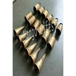 กระดิ่งเหล็กดีบุกแบบชนบท ขนาด 2.75 นิ้ว ทำจากเหล็กรีไซเคิล - Product Image 2