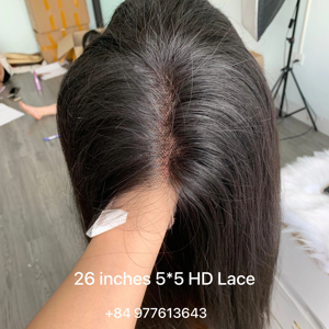 Peluca de encaje rizado de Italia Hd prearrancada, pelucas de encaje completo de cabello humano de alta calidad de 26 pulgadas de largo - Product Image 1