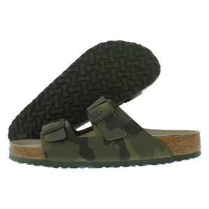 Scarpe Birkenstock Arizona Unisex Colore: Verde Mimetico Desert Soil 100% Autentiche - Product Image 1