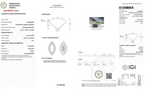 Diamant de laboratoire de 3,5 carats, taille marquise, rose vif fantaisie, certifié IGI, clarté VS, diamant de laboratoire en vrac, diamant de taille marquise, bague en diamant - Product Image 2