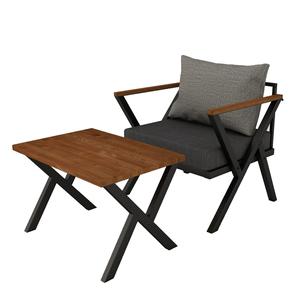 Set da giardino bouganvillea 1 + CPT5522-70 da tavolino