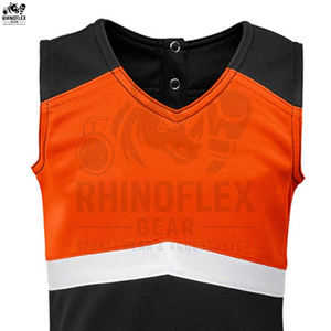 Nouveautés Uniformes de cheerleading pour filles de qualité supérieure RHINOFLEX GEAR 100% polyester Couleur et taille personnalisées Vente en gros Étiquette personnalisée - Product Image 6