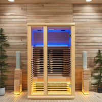 Sauna d'intérieur pour 1 personne Sauna infrarouge proche Thérapie par la lumière infrarouge Salle de sauna infrarouge pour 1 personne